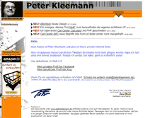Tablet Screenshot of peterkleemann.de
